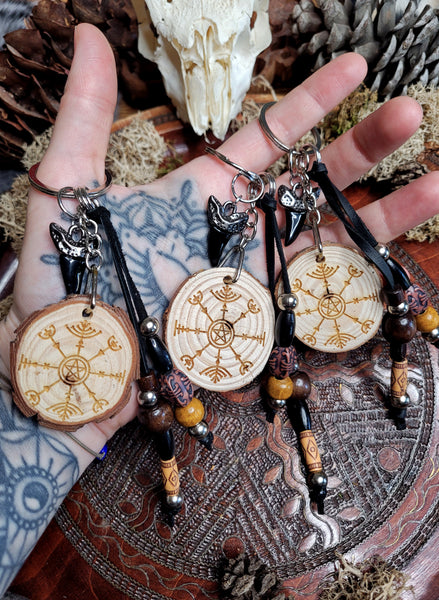 Witchagram Wooden Keychains