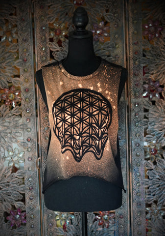 Flower of Life Drip Muscle Tank