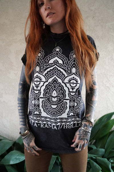 Thai Lotus Temple Graphic T Shirt